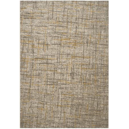 Safavieh Porcello Power Loomed Rectangle Rug- Grey - Dark Grey- 6 x 9 ft. PRL7680A-6